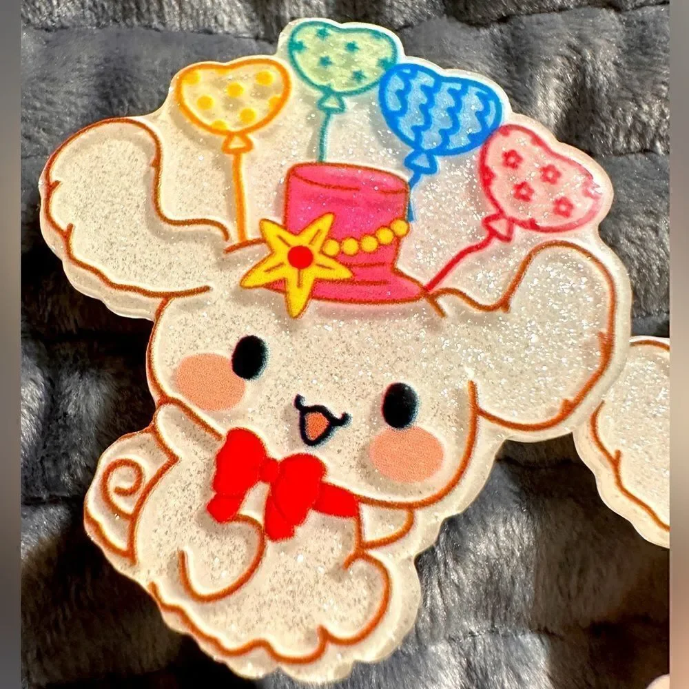 New Sanrio Kuromi Hair Accessories 2Pcs Hair Clip's